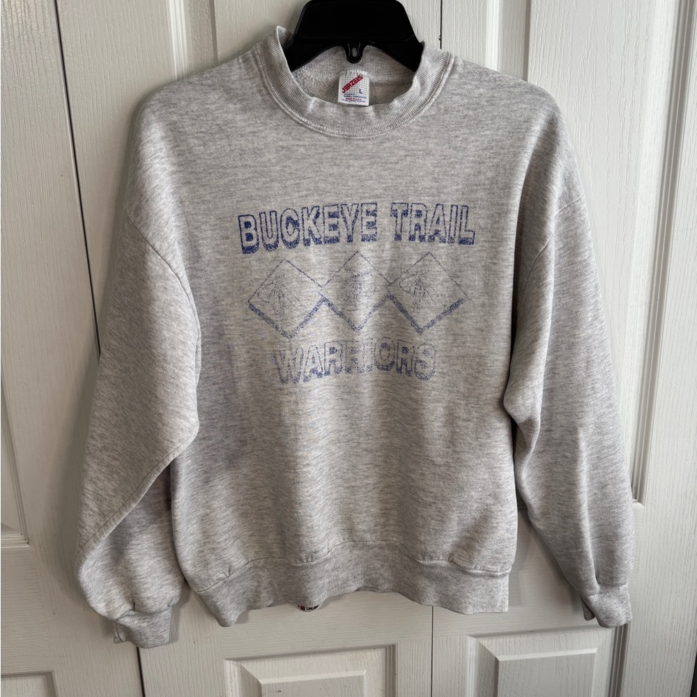 Jerzees vintage Buckeye Trail Warriors Ohio crewneck size large
